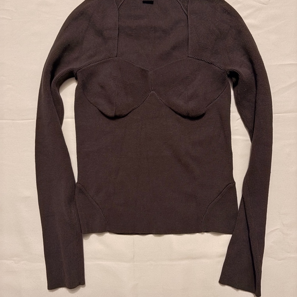 House of Harlow 1960 Dark Knit Top